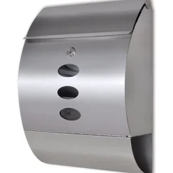 New FinePRICE Postilaatikko ruostumattomasta teräksestä 400x120