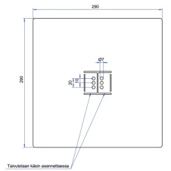 Sale PP-Tuote Postilaatikon jalka-alusta