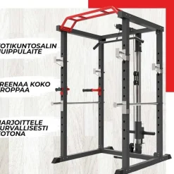 Outlet Nordcore Power Rack kyykkyhäkki Core 110x140x220 cm