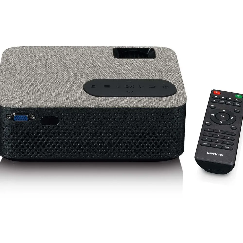 New Lenco Projektori , 720P HD LCD, bluetoothilla