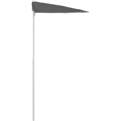 Best FinePRICE Puoliaurinkovarjo tangolla 180x90 cm antrasiitti