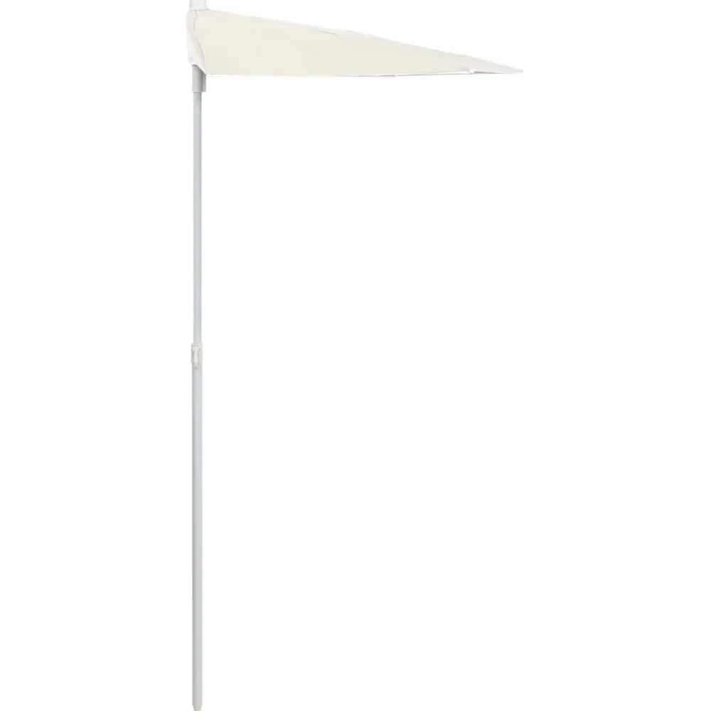 Online FinePRICE Puoliaurinkovarjo tangolla 180x90 cm hiekka