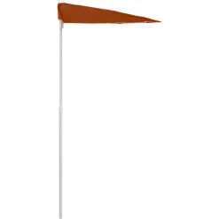 Sale FinePRICE Puoliaurinkovarjo tangolla 180x90 cm terrakotta