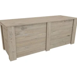 Clearance Miljöökoriste Puuarkku , 160x58x61cm, vaaleanharmaa