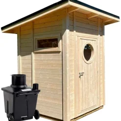 Hot Pikkuvihreä Puucee-paketti 2.25 m² Green Toilet -kompostikäymälällä