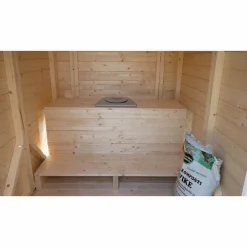 Hot Pikkuvihreä Puucee-paketti 2.25 m² Green Toilet -kompostikäymälällä