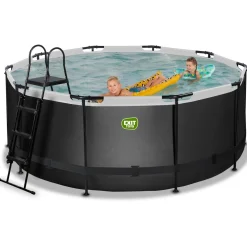 Best Exit Puukuvioitu uima-allas , ø360 x 122 cm, hiekkasuodatinpumpulla