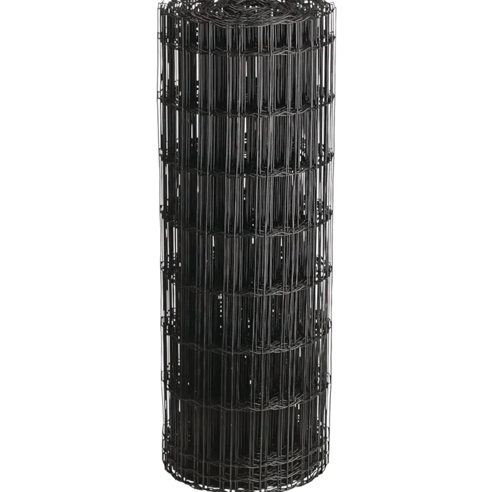 Hortus Puutarha-aita 5x10cm 2,1mm 10m 0% PVC musta