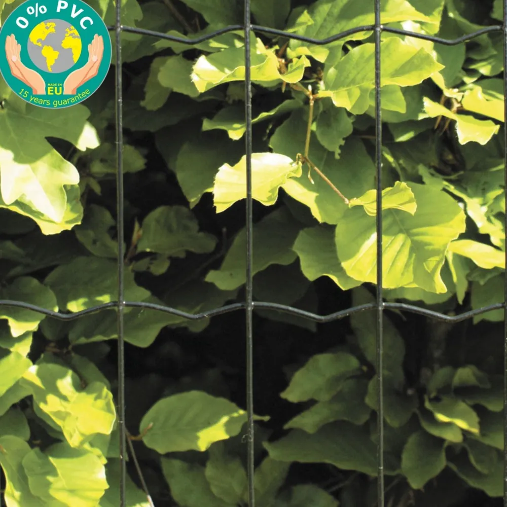 Hortus Puutarha-aita 5x10cm 2,1mm 10m 0% PVC musta