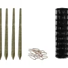 Outlet Hortus Puutarha-aitapaketti 80cm 5x10-100m sis, tolpat musta