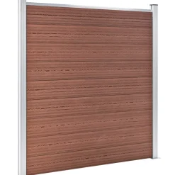 Hot FinePRICE Puutarha-aita WPC 180x186 cm ruskea