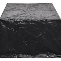 FinePRICE Puutarhahuonekalujen suoja polyrottinki 8 purjerengasta 180 x 140cm