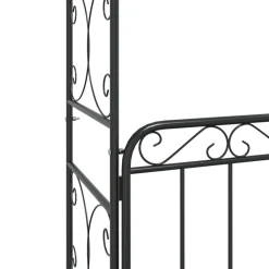 Outlet FinePRICE Puutarhakaari portilla 108x45x235 cm teräs musta