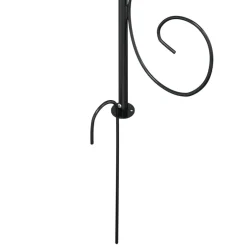 New FinePRICE Puutarhakaari Ø180x255 cm teräs musta