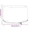Clearance FinePRICE Puutarhakalusteiden suoja 6 purjerengasta Ø125x75 cm pyöreä