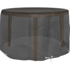 Clearance FinePRICE Puutarhakalusteiden suoja 6 purjerengasta Ø125x75 cm pyöreä