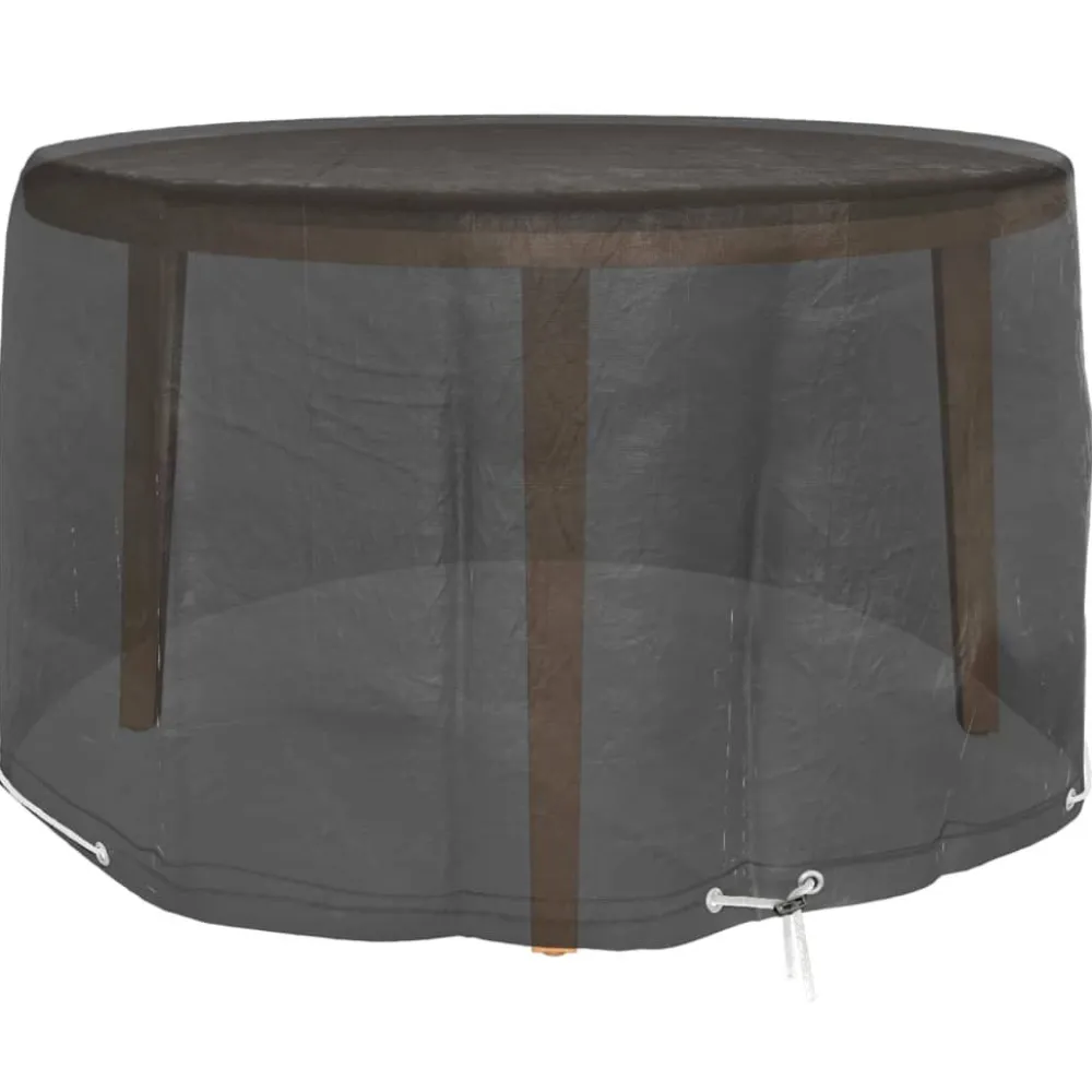 Clearance FinePRICE Puutarhakalusteiden suoja 6 purjerengasta Ø125x75 cm pyöreä