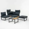 Clearance Home4you Puutarhakalustesetti MOERS monikäyttöinen, harmaa