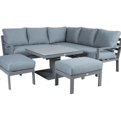 Hot Home4you Puutarhakalustesetti RIO 4-osainen, harmahtava, beige