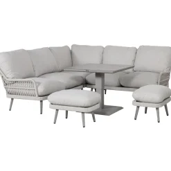 Best Home4you Puutarhakalustesetti MARENDA 4-osainen, harmaa/beige