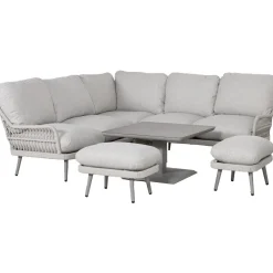 Best Home4you Puutarhakalustesetti MARENDA 4-osainen, harmaa/beige