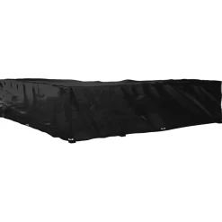 Discount FinePRICE Puutarhakalustesuoja L-muoto 12 purjerengasta 185x185x70 cm