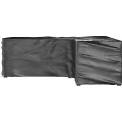 Discount FinePRICE Puutarhakalustesuoja L-muoto 12 purjerengasta 185x185x70 cm