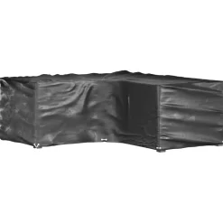 Discount FinePRICE Puutarhakalustesuoja L-muoto 12 purjerengasta 185x185x70 cm