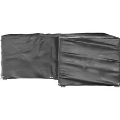 Discount FinePRICE Puutarhakalustesuoja L-muoto 12 purjerengasta 185x185x70 cm