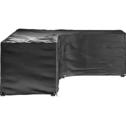Discount FinePRICE Puutarhakalustesuoja L-muoto 12 purjerengasta 185x185x70 cm
