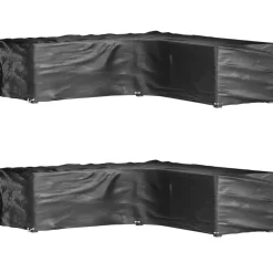 Discount FinePRICE Puutarhakalustesuoja L-muoto 12 purjerengasta 185x185x70 cm