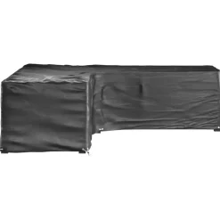 Discount FinePRICE Puutarhakalustesuoja L-muoto 12 purjerengasta 185x185x70 cm
