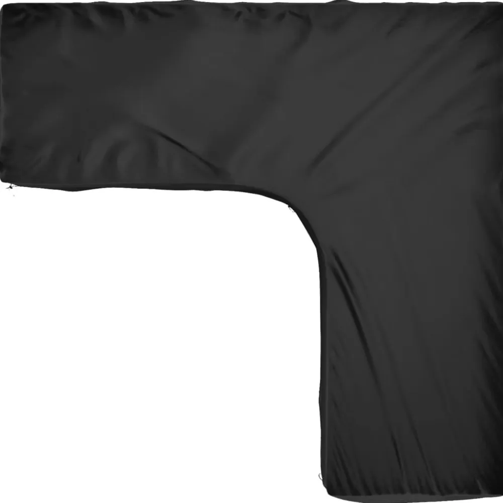 Discount FinePRICE Puutarhakalustesuoja L-muoto 12 purjerengasta 185x185x70 cm