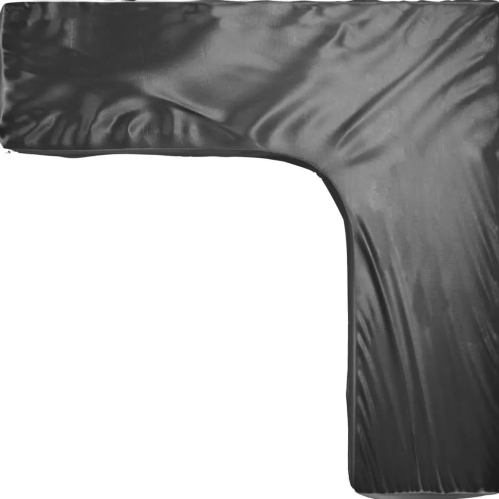 Discount FinePRICE Puutarhakalustesuoja L-muoto 12 purjerengasta 185x185x70 cm