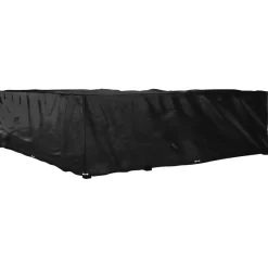 Discount FinePRICE Puutarhakalustesuoja L-muoto 12 purjerengasta 185x185x70 cm