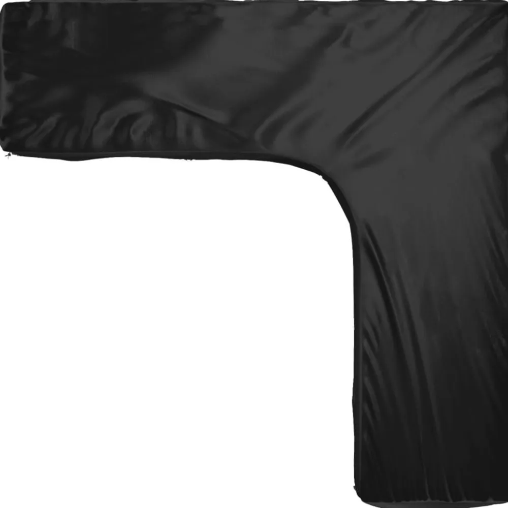 Discount FinePRICE Puutarhakalustesuoja L-muoto 12 purjerengasta 185x185x70 cm
