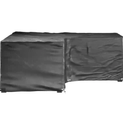 Discount FinePRICE Puutarhakalustesuoja L-muoto 12 purjerengasta 185x185x70 cm