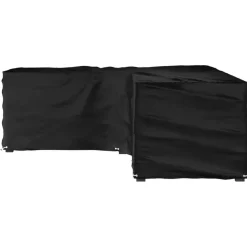 Discount FinePRICE Puutarhakalustesuoja L-muoto 12 purjerengasta 185x185x70 cm