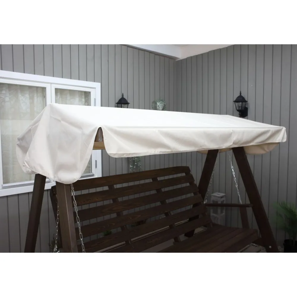 Baltic Garden Puutarhakeinu katoksella Pelle 165cm ruskea/beige