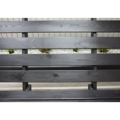 Clearance Baltic Garden Puutarhakeinu katoksella Pelle 165cm musta
