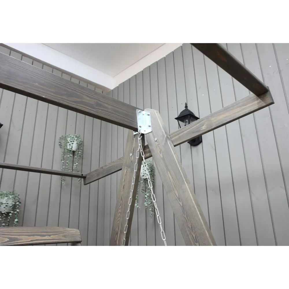 Discount Baltic Garden Puutarhakeinu katoksella Pelle 165cm harmaa