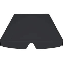 New FinePRICE Puutarhakeinun Vaihtokatos musta 188/168x145/110 cm (12093)