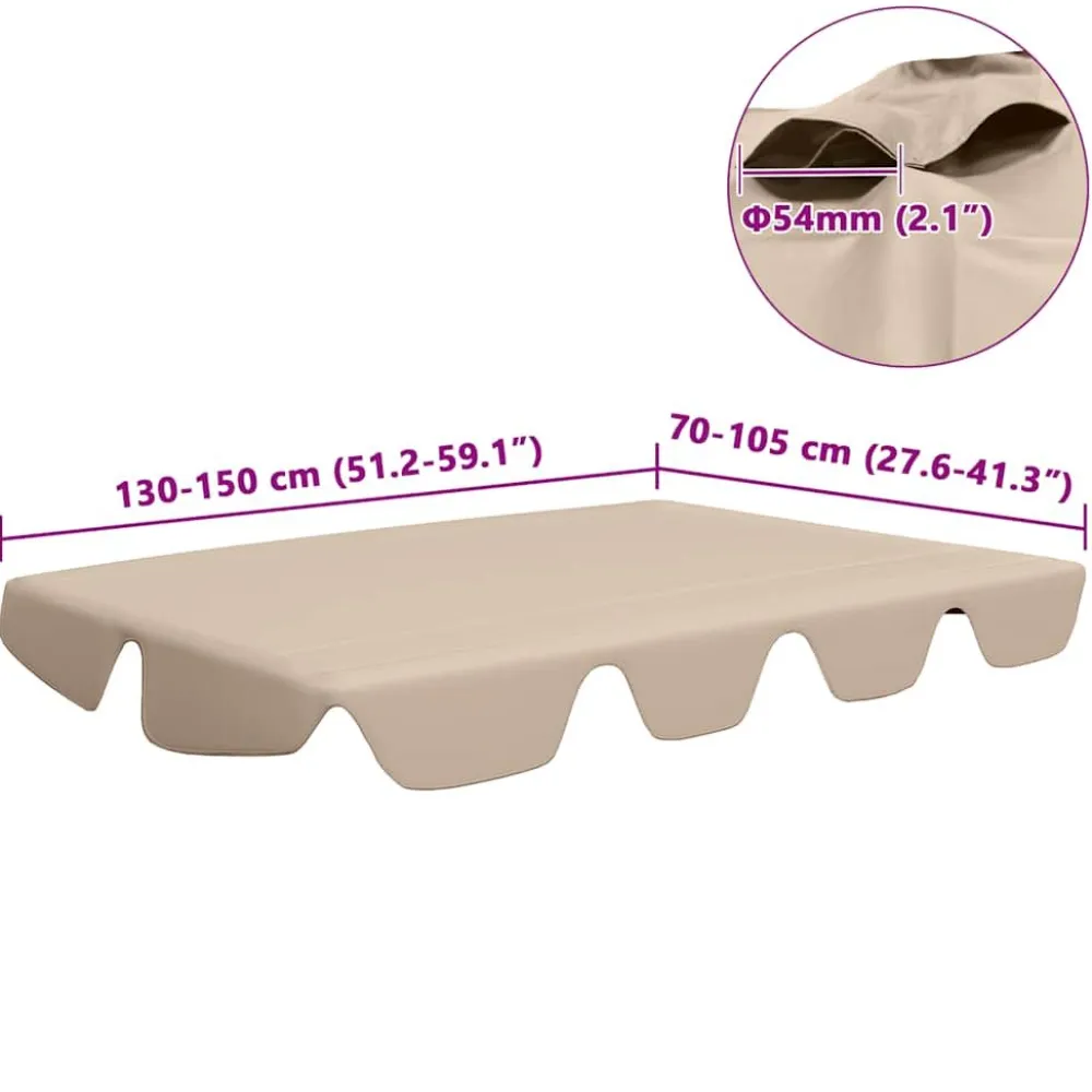 New FinePRICE Puutarhakeinun Vaihtokatos musta 188/168x145/110 cm (12093)