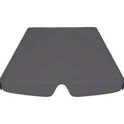 New FinePRICE Puutarhakeinun Vaihtokatos musta 188/168x145/110 cm (12093)