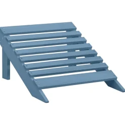 New FinePRICE Puutarhan Adirondack-tuoli rahilla täysi kuusi sininen (15865)