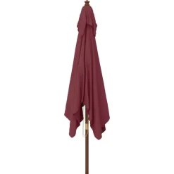 Outlet FinePRICE Puutarhan aurinkovarjo puutolppa antrasiitti 300x300x273 cm