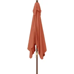 Outlet FinePRICE Puutarhan aurinkovarjo puutolppa antrasiitti 300x300x273 cm