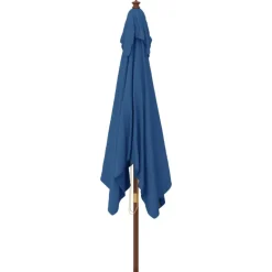 Outlet FinePRICE Puutarhan aurinkovarjo puutolppa antrasiitti 300x300x273 cm