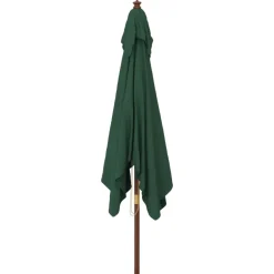 Outlet FinePRICE Puutarhan aurinkovarjo puutolppa antrasiitti 300x300x273 cm