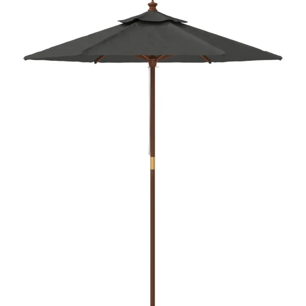 Online FinePRICE Puutarhan aurinkovarjo puutolppa vihreä 196x231 cm